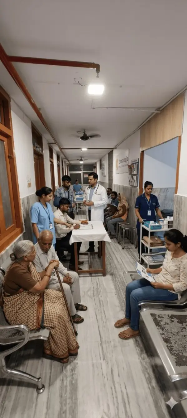 Hospital corridor