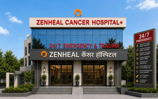 ZenHeal Cancer Hospital Varanasi building