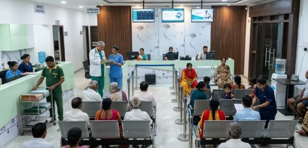 Patient waiting area